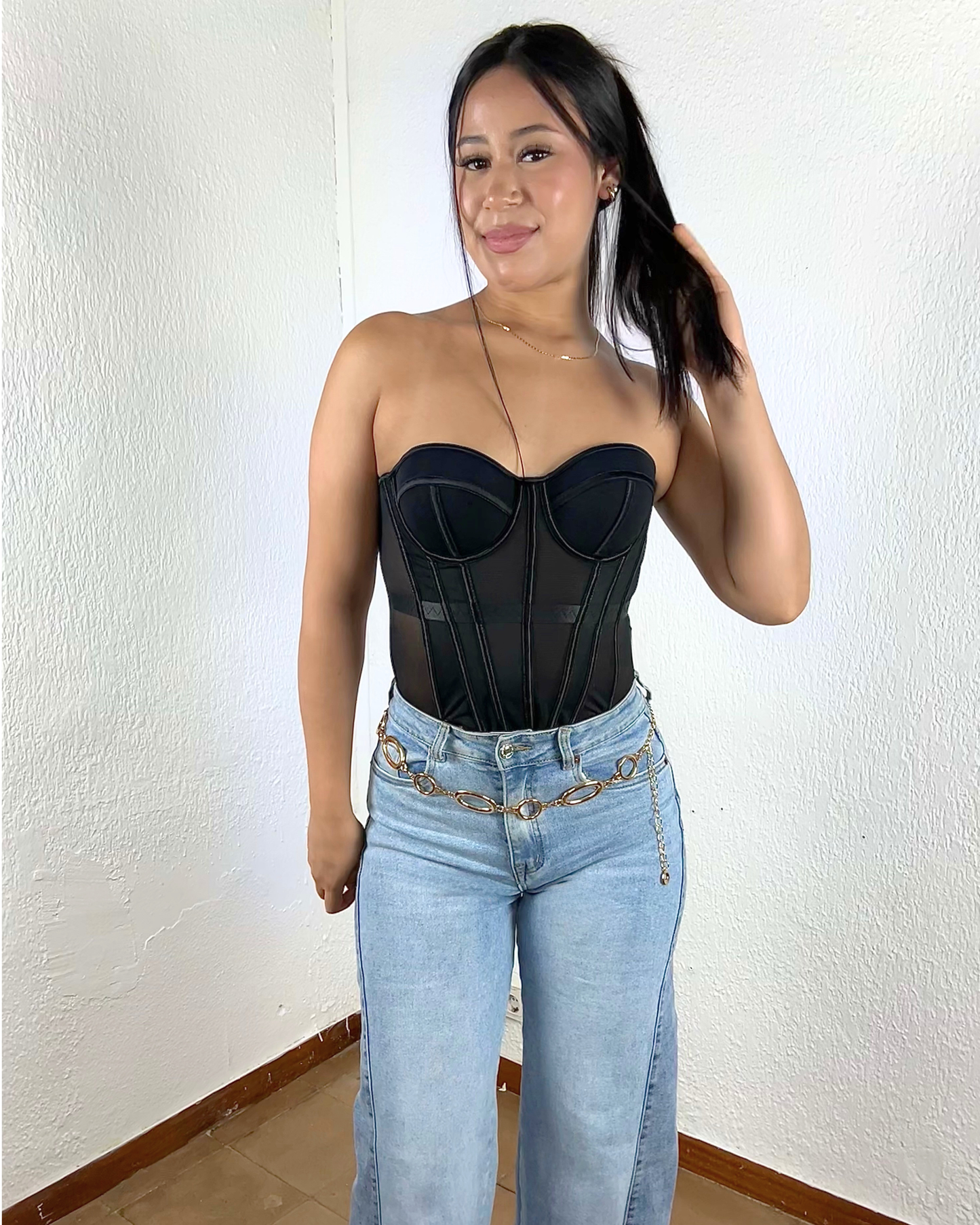 Corset Jade Noir